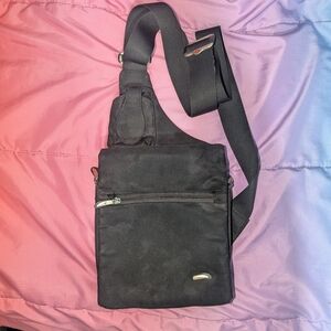 Travalon Black Crossbody Bag